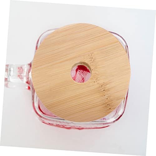 4-Piece Mason Jar Lids with Straw Holes