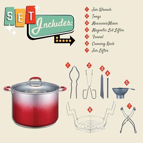 Concord 20 qt stainless steel canning set