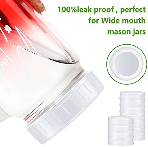 Perfect Mason Jar Lid - Easy Open Leak-Resistant Durable