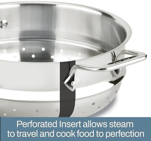 Stainless Steel Cookware 5-QT Badass Stockpot with Strainer and Handle