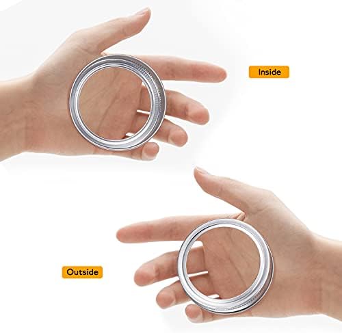 24-Piece 70MM Mason Jar Replacement Bands