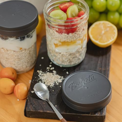 Wide Mouth Mason Jar Lids 9-Pack BPA-Free Leak-Proof Reusable