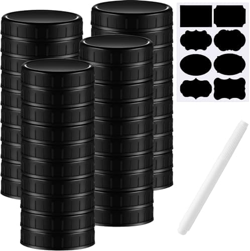 40-Piece Set Mason Jar Lids for Canning and Storage