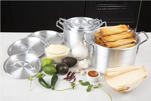 Compact Aluminum Stock Pot Set