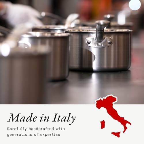 Made In 8 Quart Stock Pot with Lid and Pasta Insert