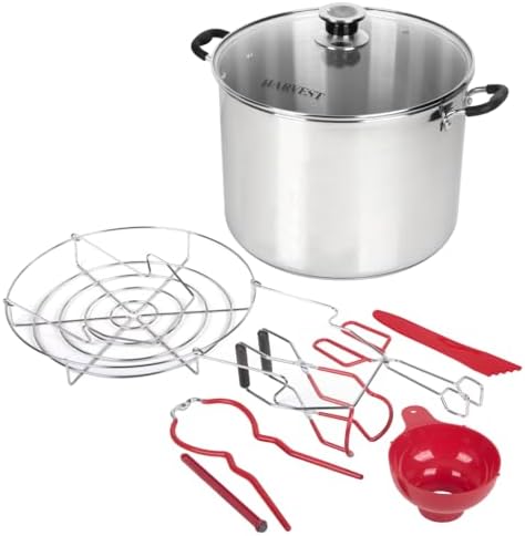 Harvest 20 Qt Canning Pot with Rack and Tools