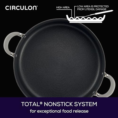 Circulon Elementum Hard Anodized Nonstick Stock Pot Easy to Clean