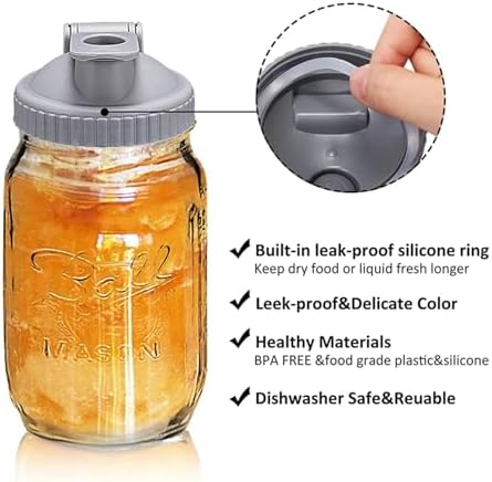 Trofa Mason Jar Lid with Handle