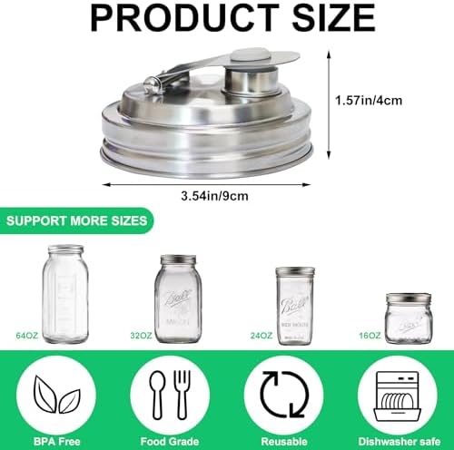 Endless Uses Leak-Proof Mason Jar Lids