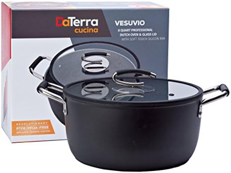 8 Qt Nonstick Italian Made PTFE-Free Induction Compatible