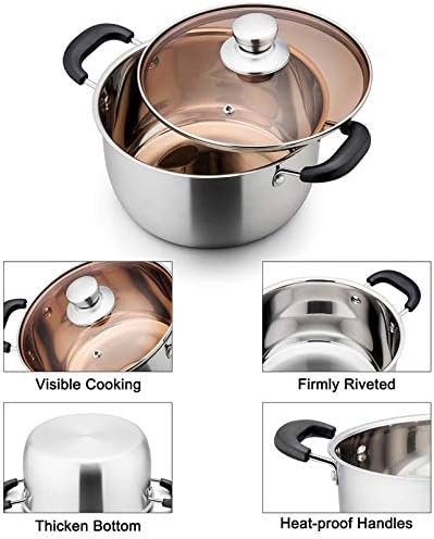 TeamFar 4qt Stock Pot