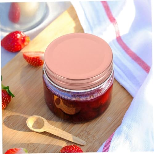 24-Piece Rose Canning Lid Set for Mason Jars