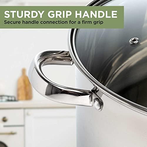 Ecolution Stainless Steel 8-Quart Stockpot by Ecolution