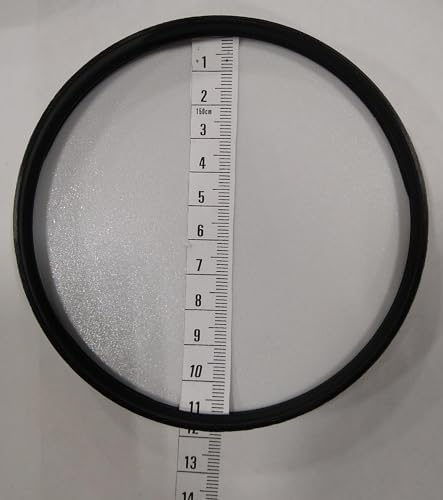 Kitchentoolz 110mm Black Plastic Lid Continuous Thread