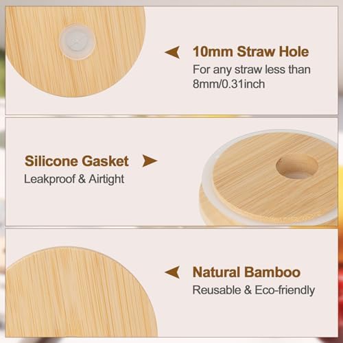 Perfect Bamboo Lids for School Lunches and Parties