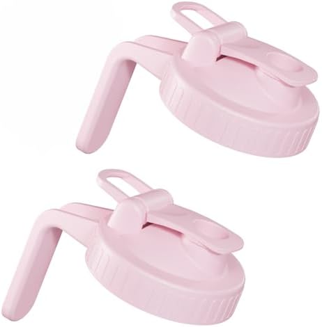 2-Pack Mason Jar Lids with Leak-Proof Lid and Flip Cap