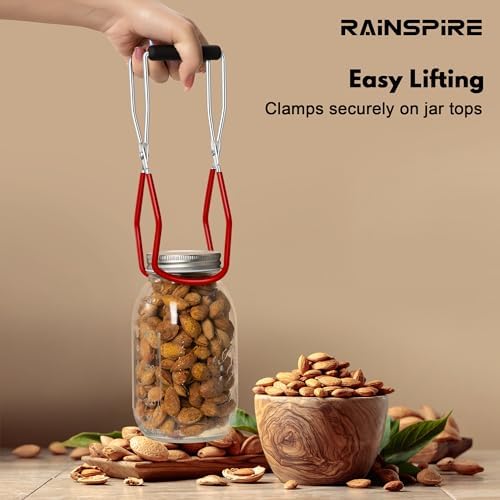 Rainspire Canning Jar Lifter Red Safety Tool