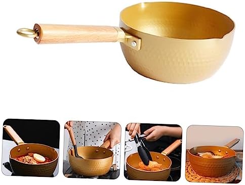Non-stick Ergonomic sauc pot with double diversion trench