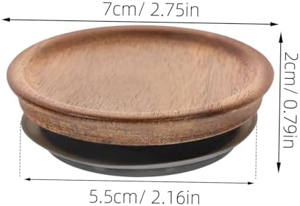 PrettyZoom Organic Wide Mouth Mason Jar Lids for Canning and Storage