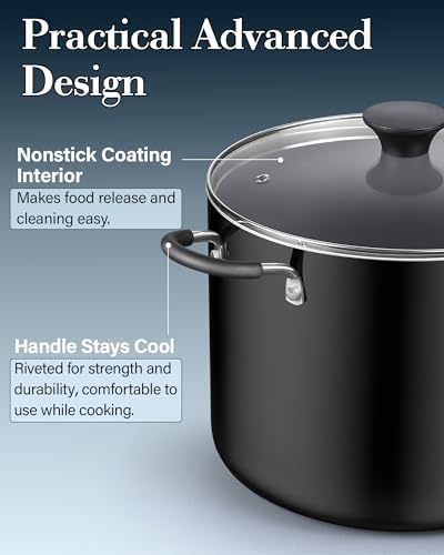 Pro-Style Nonstick Stockpot with Lid