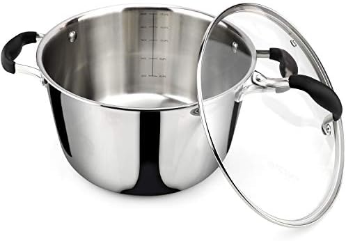 AVACraft 1810 stainless steel Dutch Oven with Lid