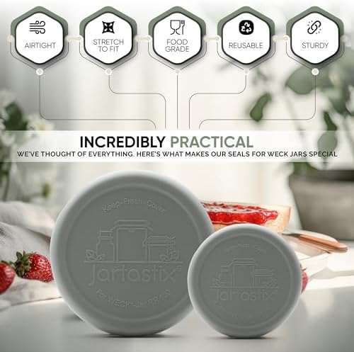 Reusable Silicone Lids for WECK Jars 738739740741742743744745776748974