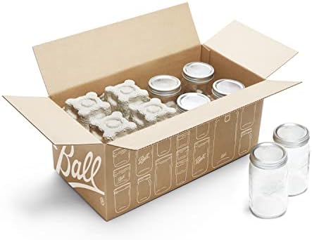 Ball Wide Mouth Quart Mason Jars with Lids and Bands