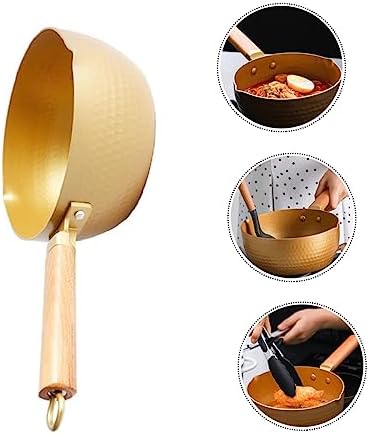 Non-stick Ergonomic sauc pot with double diversion trench