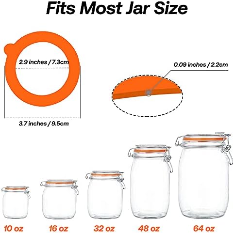 Airtight Silicone Gasket for Mason Jars BPA-Free Leak-Proof Preserving Solution