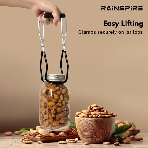 Rainspire Canning Jar Lifter with Non-Slip Handle
