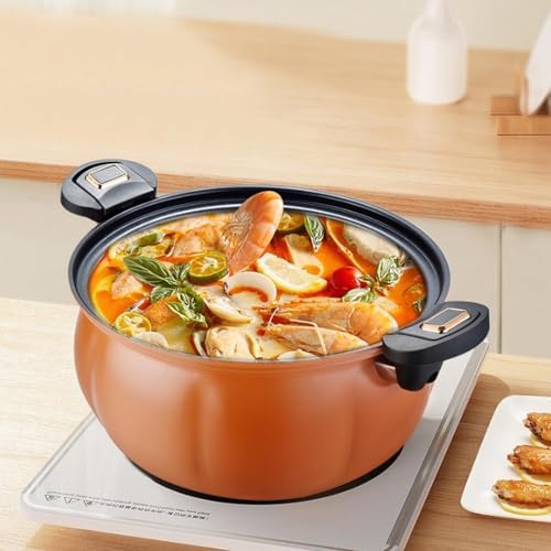 Durable Non-Stick Stock Pot for Cooking