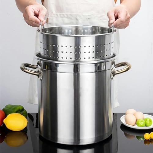 KFJZGZZStainless Steel Stock Pot Strainer Basket Insert - Design for Professional Use