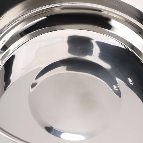 Stainless Steel Stock Pot with Steam Basket Lid for Home Use