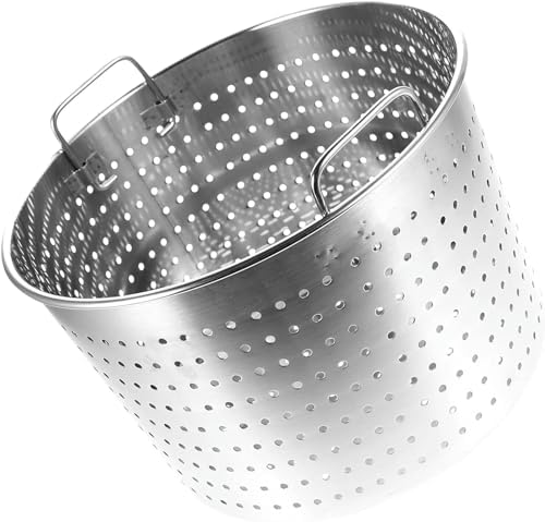 KFJZGZZStainless Steel Stock Pot Strainer Basket Insert - Design for Professional Use