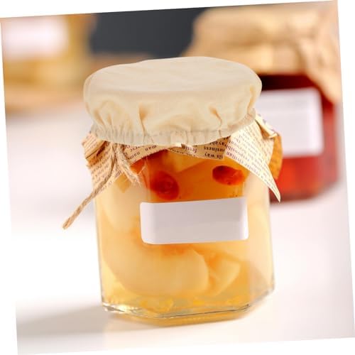 Zerodeko 4pcs Wide Mouth Jar Cloth Covers