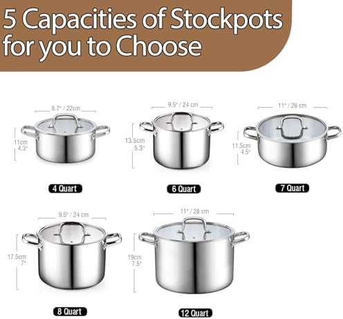 Cook N Home 6 Quart Stockpot
