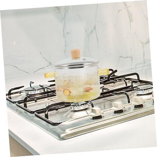 NAMOARLY Heat-Resistant Glass Stew Pot with Cover 1600ML