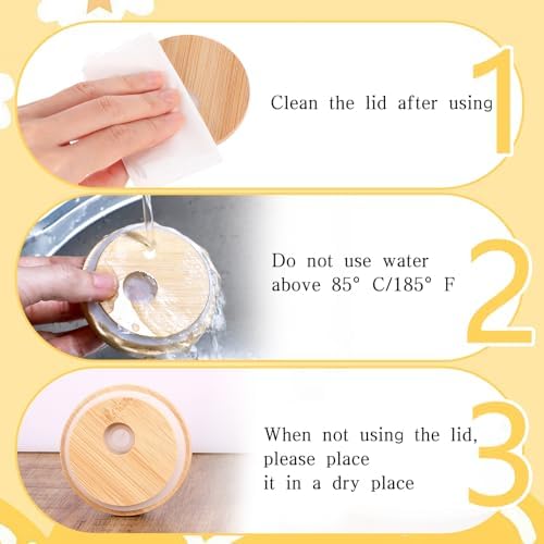 Bamboo Mason Jar Lids