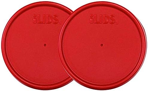 Mason Jar Storage Lid Wide Mouth Red