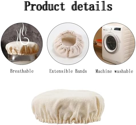 LJHYSD Sourdough Starter Jar Cloth Covers 3 Pack