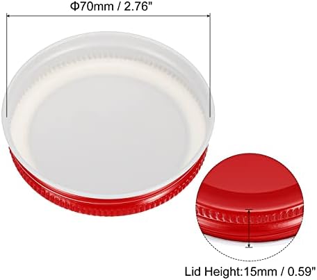 UXCell Mason Jar Lids Durable Leak-Proof for Canning Jars