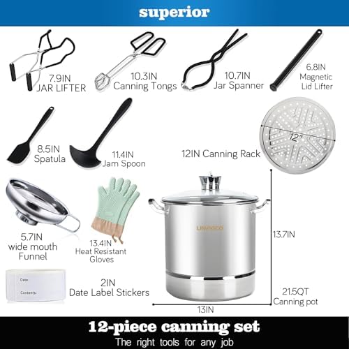 Professional Canning Kit for Every Chef Easy Preserving Supplies