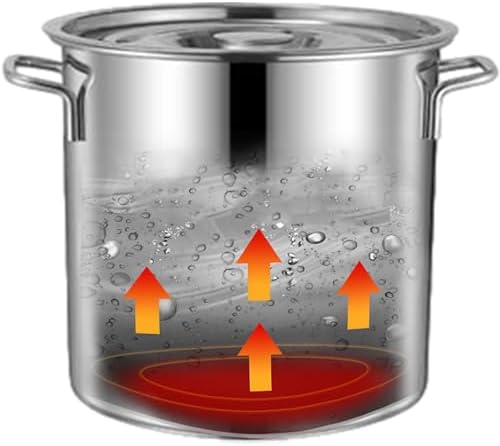 Stainless Steel Soup Pot Large Capacity Stockpot for Family Cooking