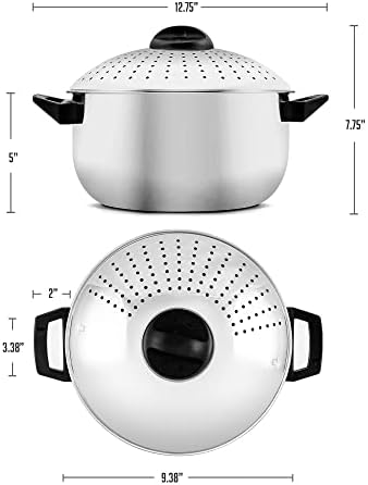 OVENTE Stainless Steel Pasta Pot