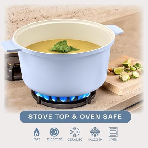 Breakfast Favorite Dishes and More 5 Qt Compact Dutch Oven