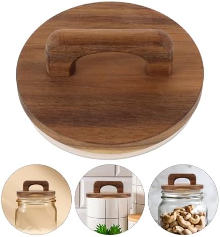 Wooden Canning Lid Aesthetic Durable Storage Solution