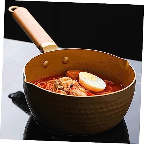 PRETYZOOM Ergonomic Handle Non-Stick Saucepan for Easy Pouring and Cleaning