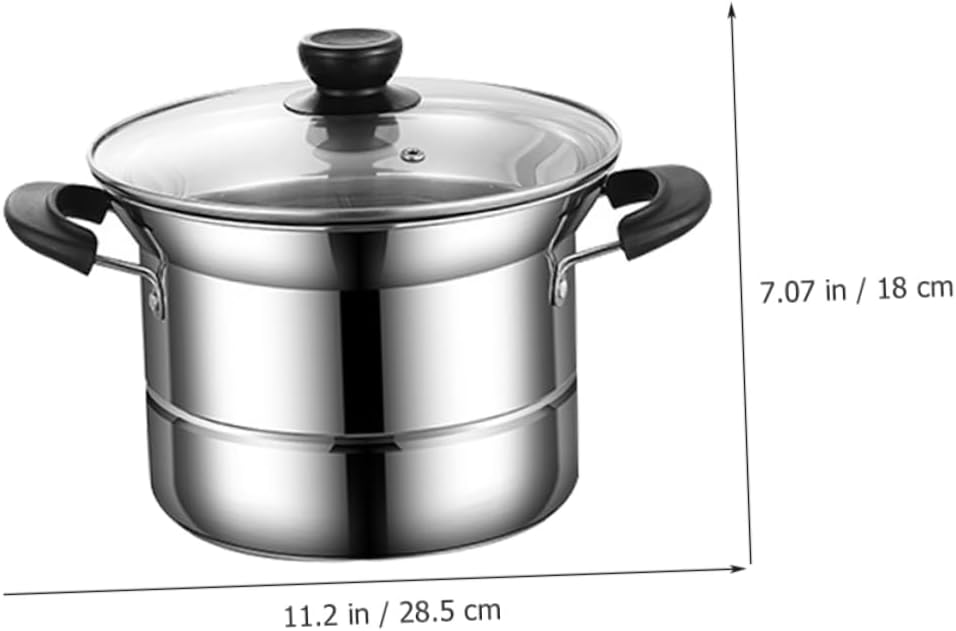 Stainless Steel Single-Handle Deep Fryer Pot for Pasta More