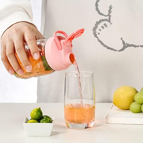 AIEVE Compact Mason Jar Lid Set for Reusable Storage