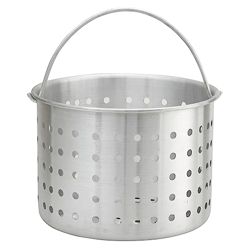 New Winco Winware Professional Aluminum Steamer Basket Silver - Perfect for Your Kitchen